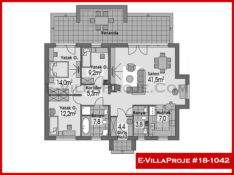 Gazbeton Çelik Ev 131 m² Tek Katlı (3+1) - Görsel 2