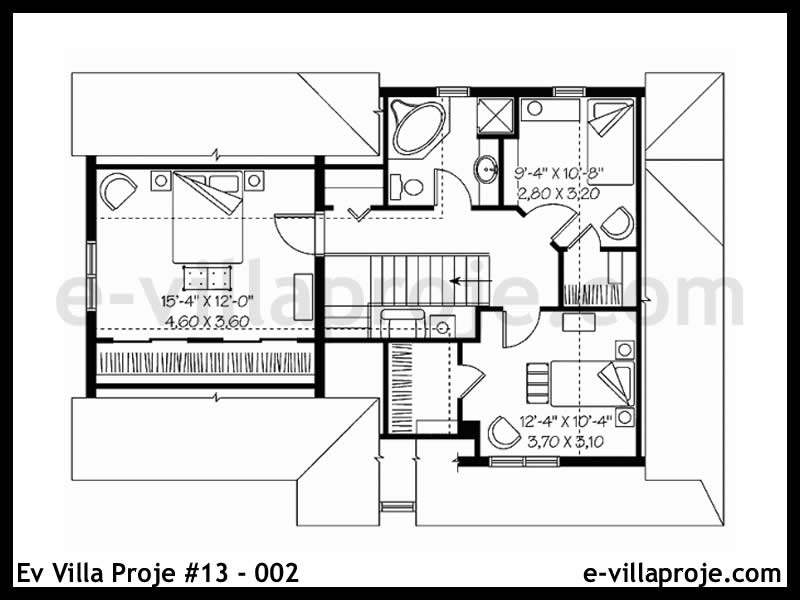 Gazbeton Çelik Ev 132 m² Dubleks (3+1) - Görsel 3