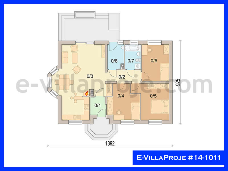 Gazbeton Çelik Ev 132 m² Tek Katlı (3+1) - Görsel 2