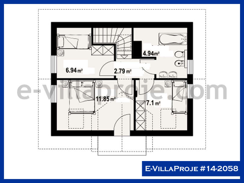 Gazbeton Çelik Ev 134 m² Dubleks (3+1) - Görsel 3