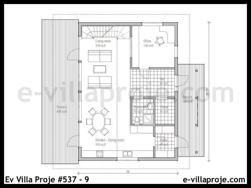 Gazbeton Çelik Ev 134 m² Dubleks (3+1) - Görsel 2