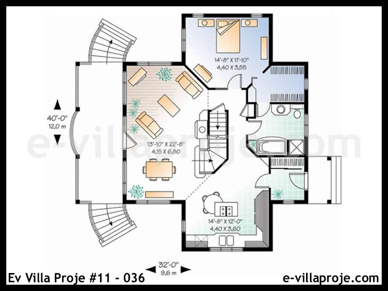Gazbeton Çelik Ev 134 m² Dubleks (3+1) - Görsel 2