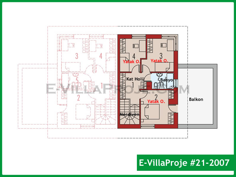 Gazbeton Çelik Ev 134 m² Dubleks (3+1) - Görsel 3