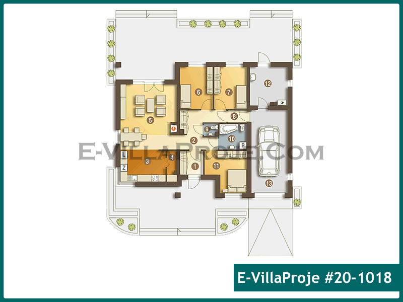 Gazbeton Çelik Ev 134 m² Tek Katlı (3+1) - Görsel 2
