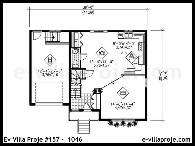 Gazbeton Çelik Ev 135 m² Dubleks (3+1) - Görsel 2