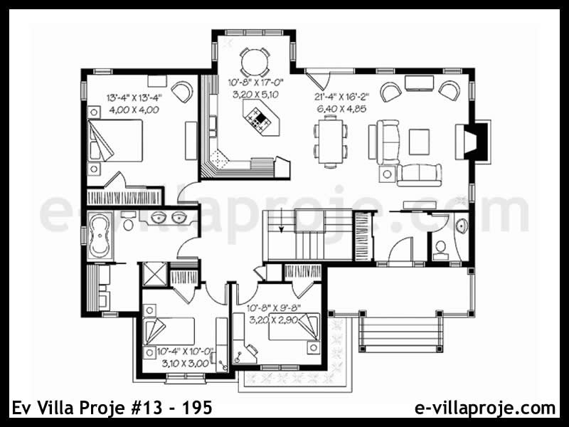 Gazbeton Çelik Ev 135 m² Tek Katlı (3+1) - Görsel 2