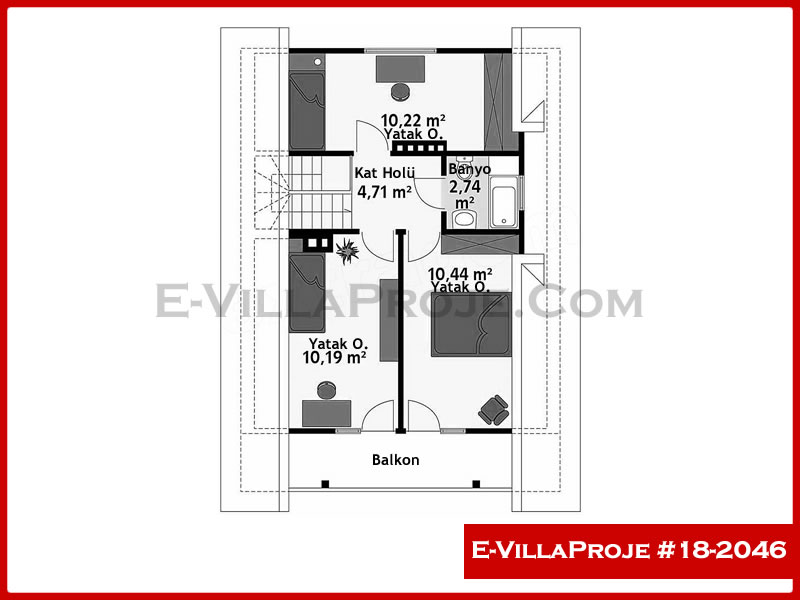 Gazbeton Çelik Ev 136 m² Dubleks (3+1) - Görsel 3