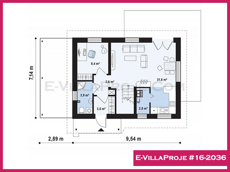 Gazbeton Çelik Ev 136 m² Dubleks (3+1) - Görsel 2