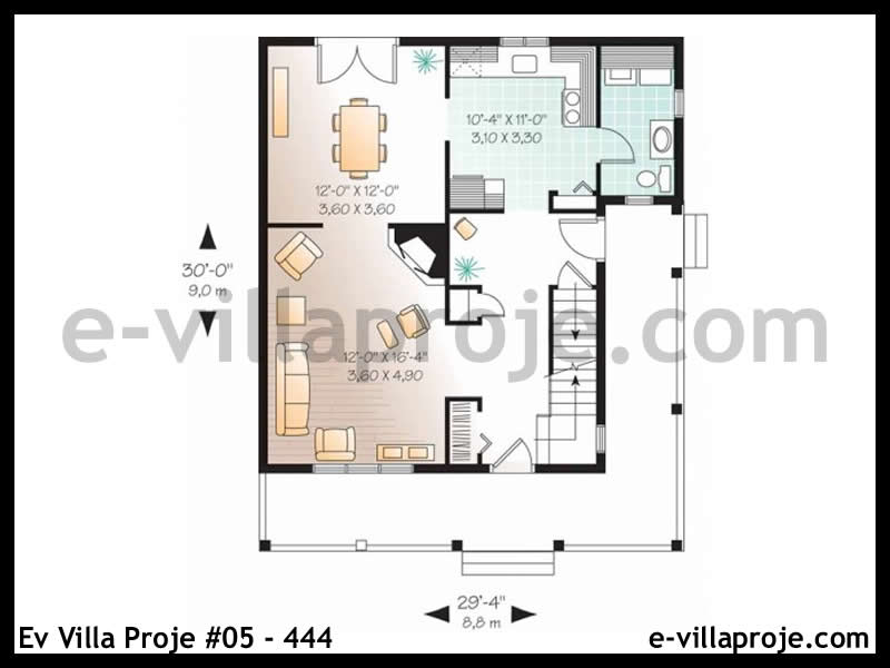 Gazbeton Çelik Ev 136 m² Dubleks (3+1) - Görsel 2