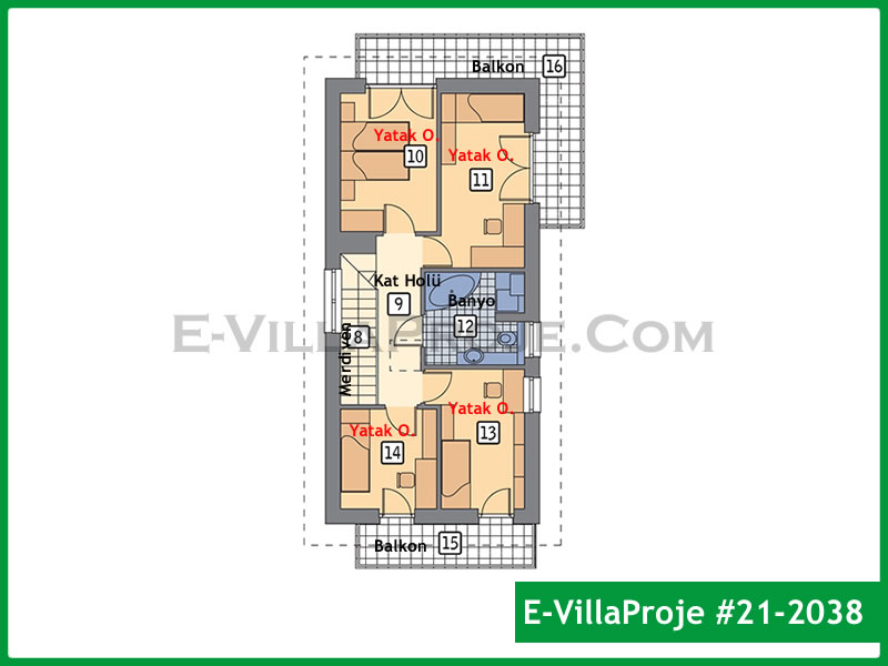 Gazbeton Çelik Ev 137 m² Dubleks (3+1) - Görsel 3