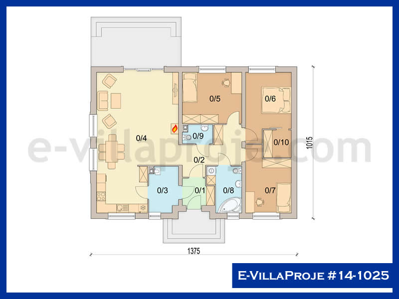 Gazbeton Çelik Ev 138 m² Tek Katlı (3+1) - Görsel 2