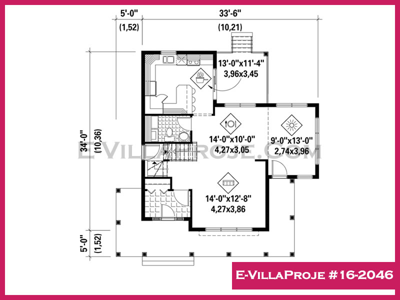 Gazbeton Çelik Ev 139 m² Dubleks (3+1) - Görsel 2