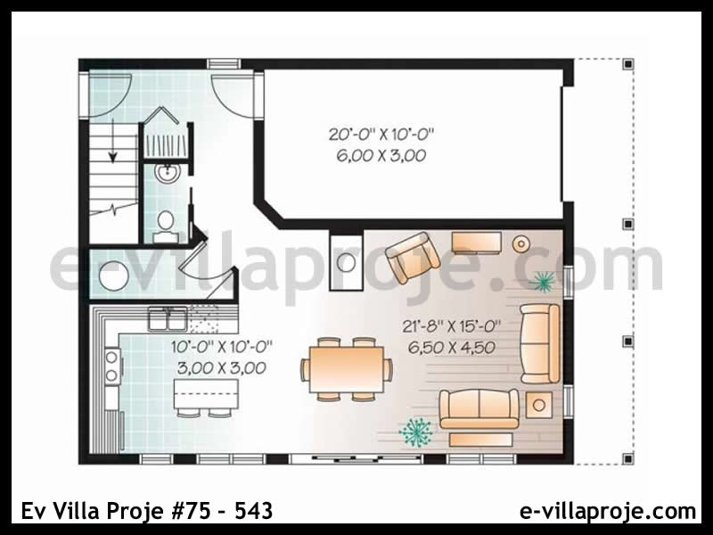 Gazbeton Çelik Ev 139 m² Dubleks (3+1) - Görsel 2