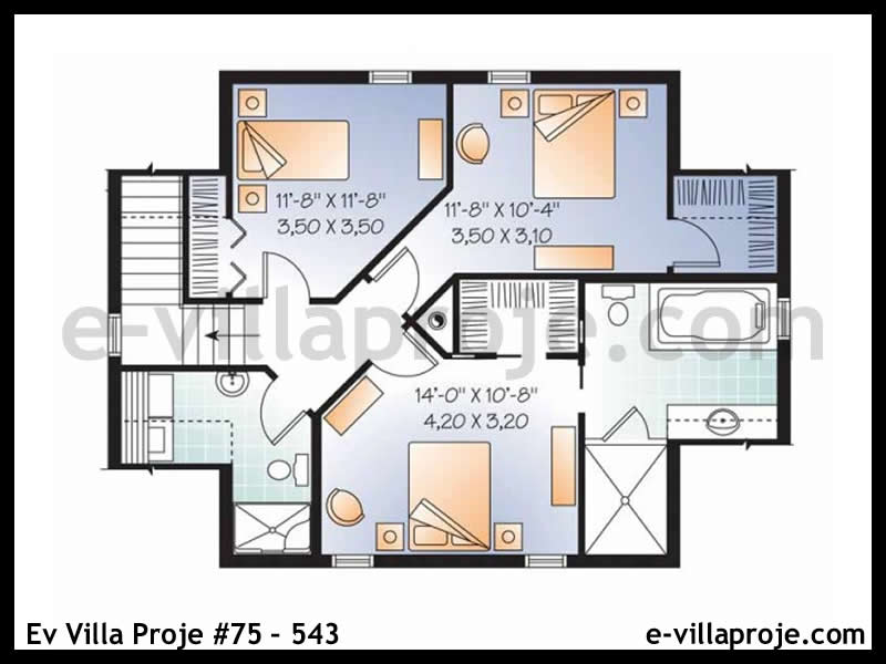 Gazbeton Çelik Ev 139 m² Dubleks (3+1) - Görsel 3