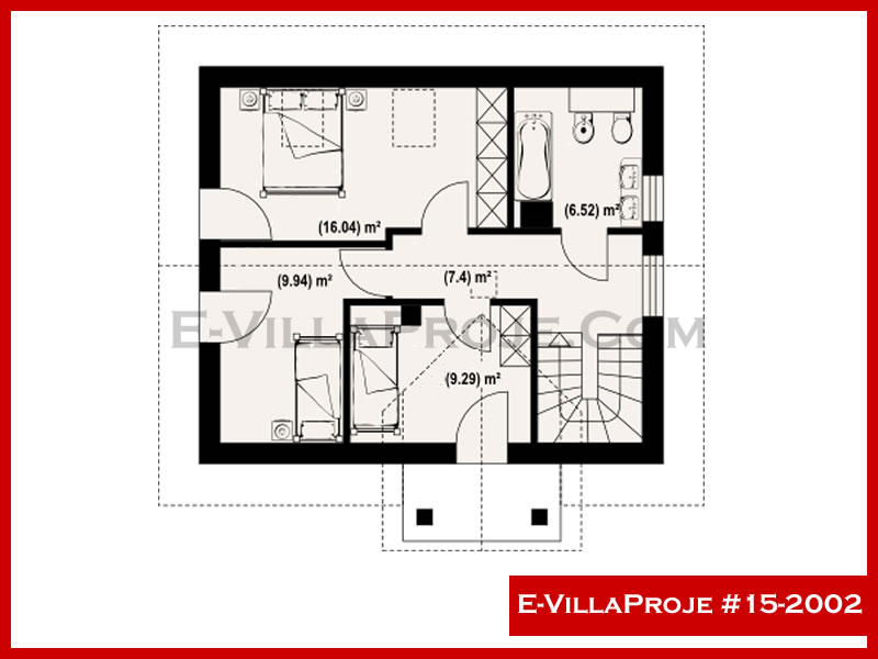 Gazbeton Çelik Ev 139 m² Dubleks (3+1) - Görsel 3