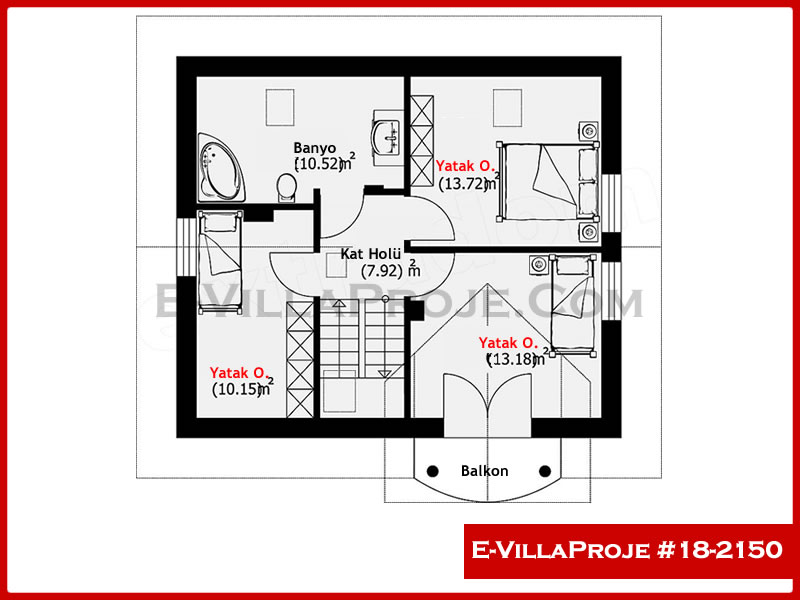 Gazbeton Çelik Ev 139 m² Dubleks (3+1) - Görsel 3