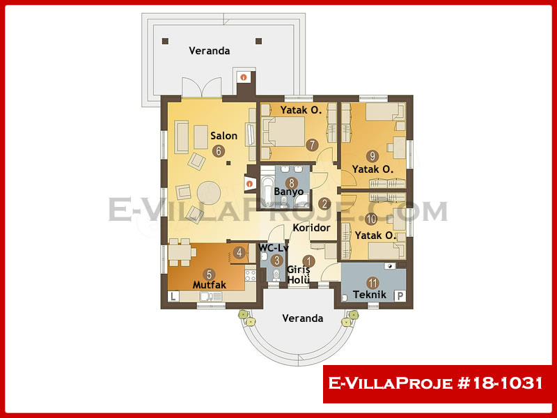 Gazbeton Çelik Ev 139 m² Tek Katlı (3+1) - Görsel 2