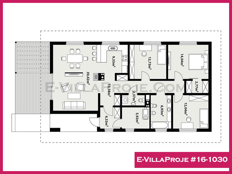 Gazbeton Çelik Ev 139 m² Tek Katlı (3+1) - Görsel 2