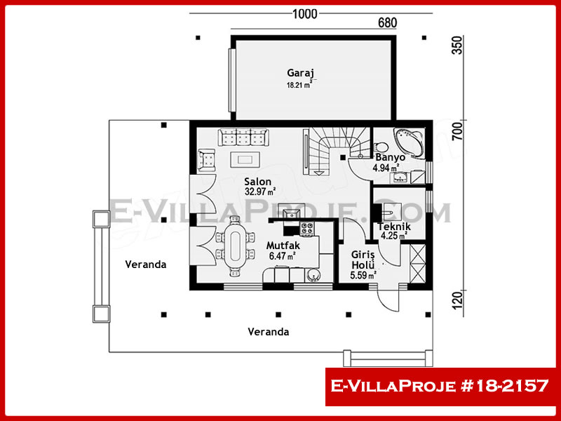 Gazbeton Çelik Ev 140 m² Dubleks (4+1) - Görsel 2