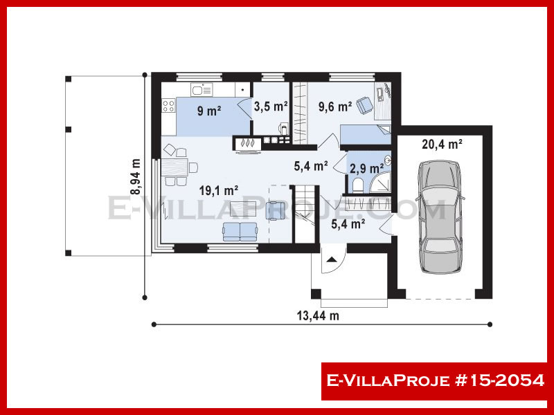 Gazbeton Çelik Ev 140 m² Dubleks (4+1) - Görsel 2