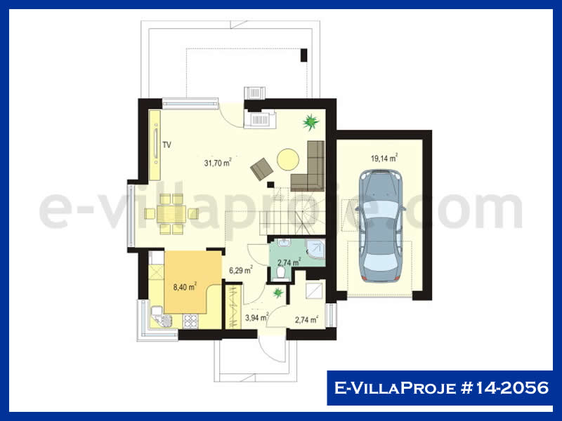 Gazbeton Çelik Ev 140 m² Dubleks (4+1) - Görsel 2