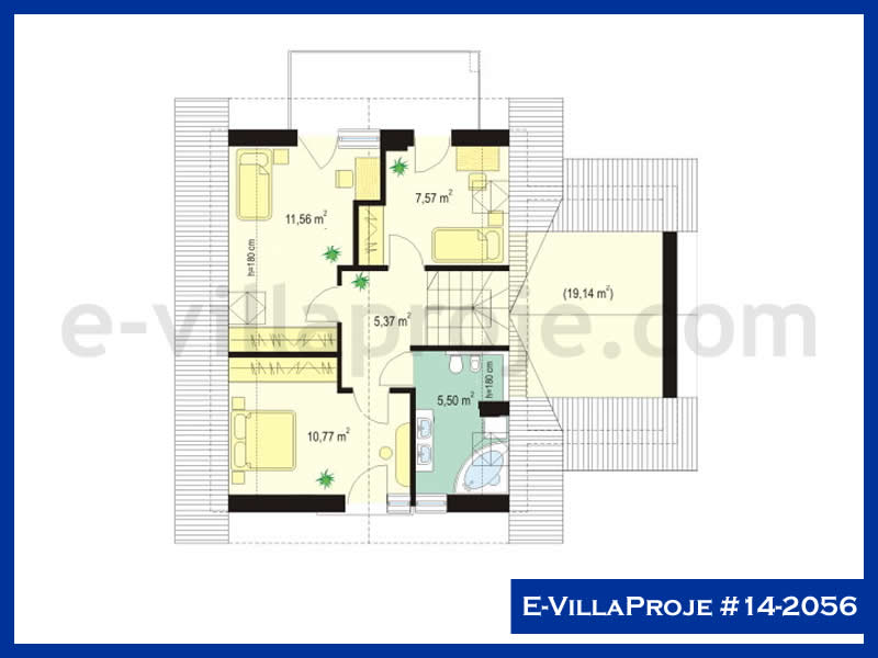 Gazbeton Çelik Ev 140 m² Dubleks (4+1) - Görsel 3
