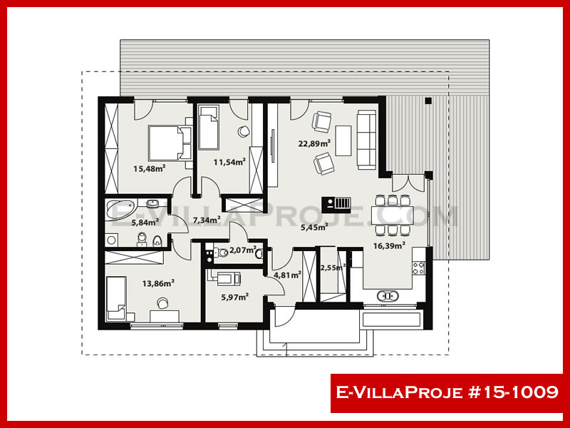 Gazbeton Çelik Ev 140 m² Tek Katlı (4+1) - Görsel 2