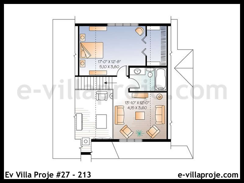 Gazbeton Çelik Ev 141 m² Dubleks (4+1) - Görsel 3