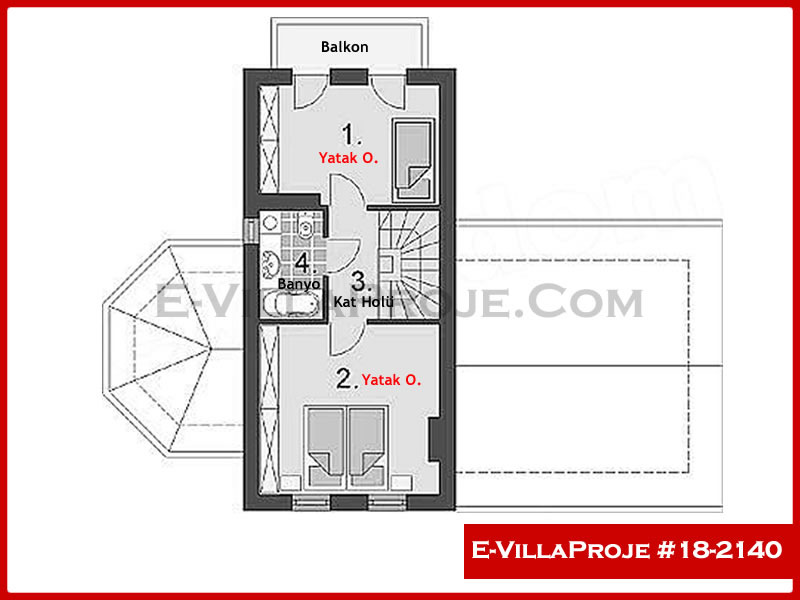 Gazbeton Çelik Ev 141 m² Dubleks (4+1) - Görsel 3