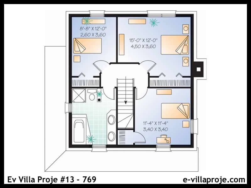 Gazbeton Çelik Ev 142 m² Dubleks (4+1) - Görsel 3