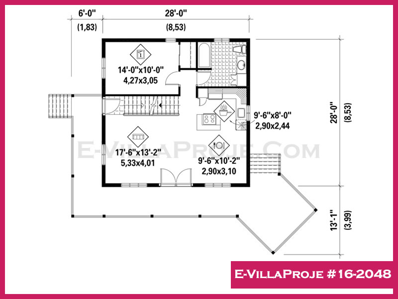 Gazbeton Çelik Ev 142 m² Dubleks (4+1) - Görsel 2