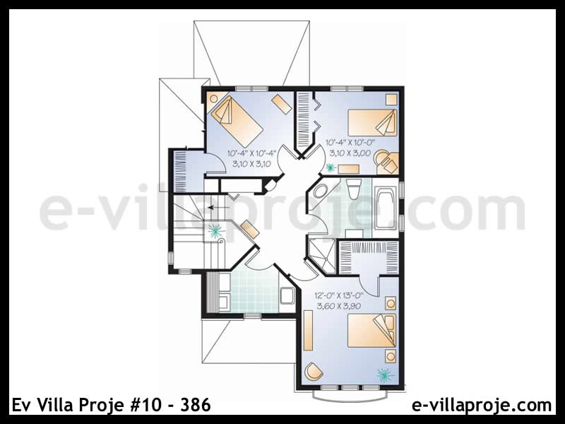 Gazbeton Çelik Ev 143 m² Dubleks (4+1) - Görsel 3