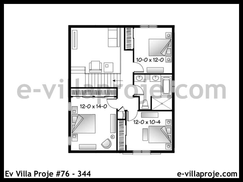 Gazbeton Çelik Ev 143 m² Dubleks (4+1) - Görsel 3