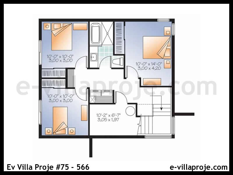 Gazbeton Çelik Ev 143 m² Dubleks (4+1) - Görsel 3