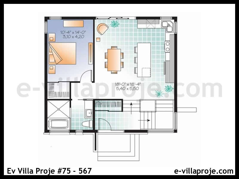 Gazbeton Çelik Ev 143 m² Dubleks (4+1) - Görsel 2