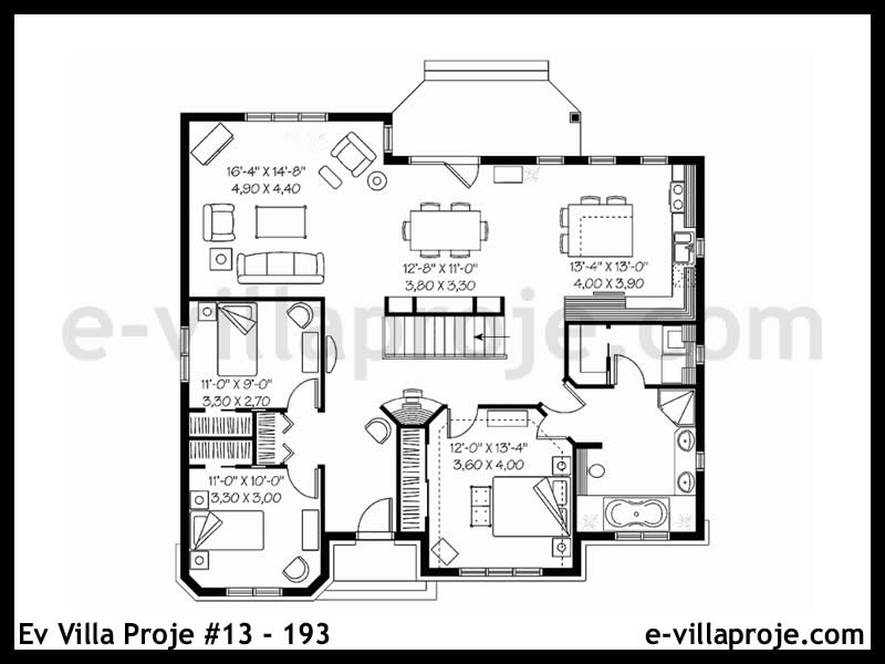 Gazbeton Çelik Ev 143 m² Tek Katlı (4+1) - Görsel 2