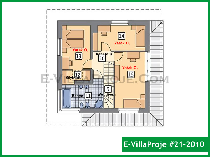 Gazbeton Çelik Ev 144 m² Dubleks (4+1) - Görsel 3
