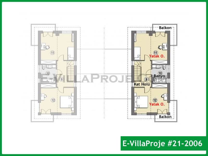Gazbeton Çelik Ev 145 m² Dubleks (4+1) - Görsel 3