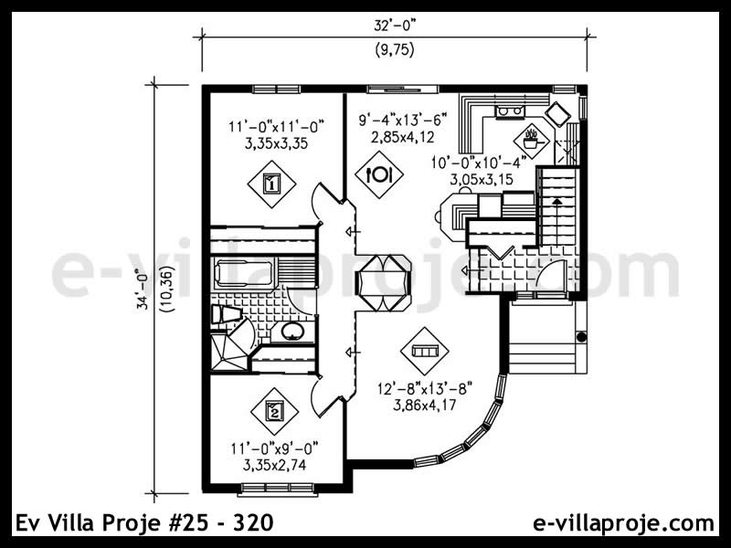 Gazbeton Çelik Ev 146 m² Dubleks (4+1) - Görsel 2