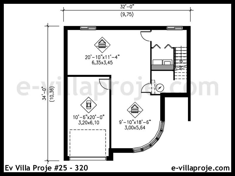Gazbeton Çelik Ev 146 m² Dubleks (4+1) - Görsel 3