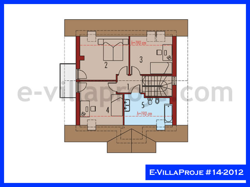 Gazbeton Çelik Ev 146 m² Dubleks (4+1) - Görsel 3