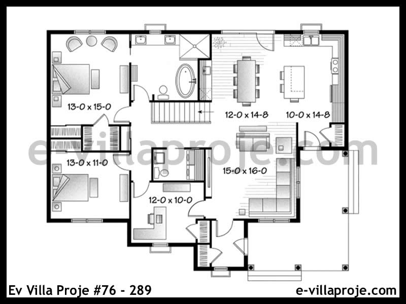 Gazbeton Çelik Ev 146 m² Tek Katlı (4+1) - Görsel 2
