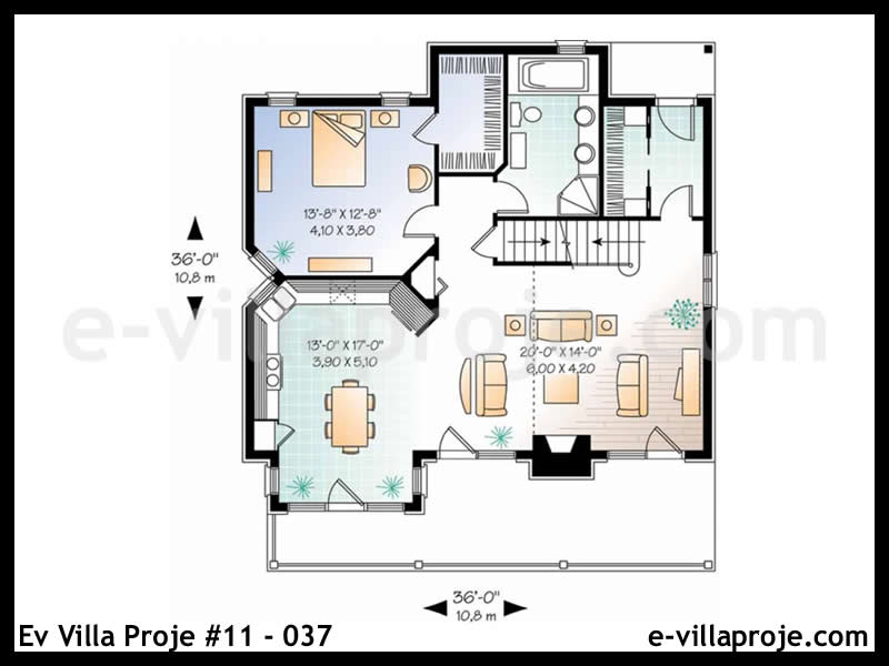 Gazbeton Çelik Ev 147 m² Dubleks (4+1) - Görsel 2