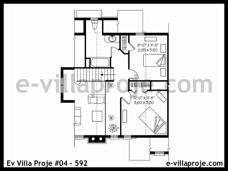 Gazbeton Çelik Ev 147 m² Dubleks (4+1) - Görsel 3