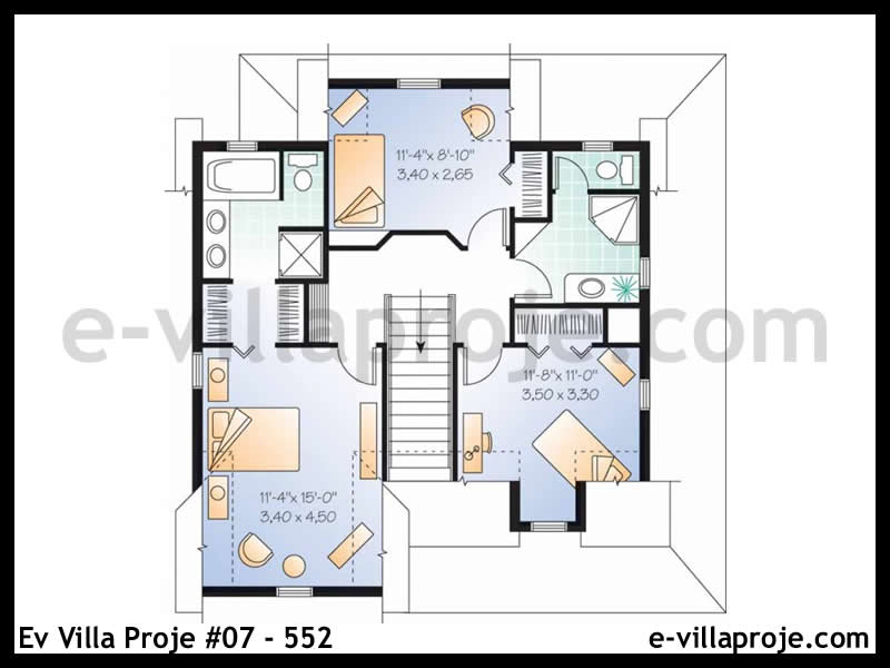 Gazbeton Çelik Ev 147 m² Dubleks (4+1) - Görsel 3