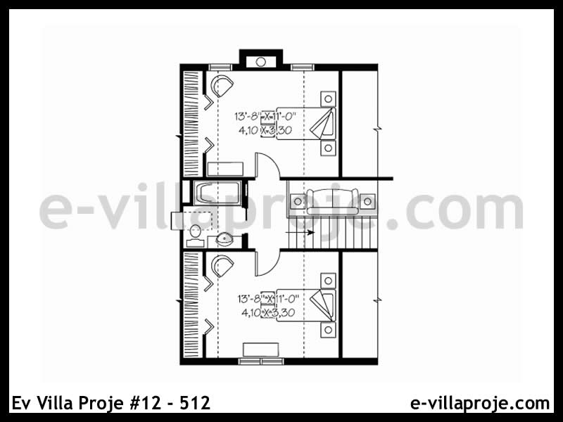 Gazbeton Çelik Ev 147 m² Dubleks (4+1) - Görsel 3
