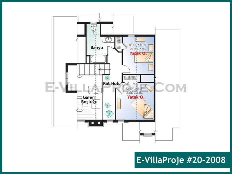 Gazbeton Çelik Ev 147 m² Dubleks (4+1) - Görsel 3