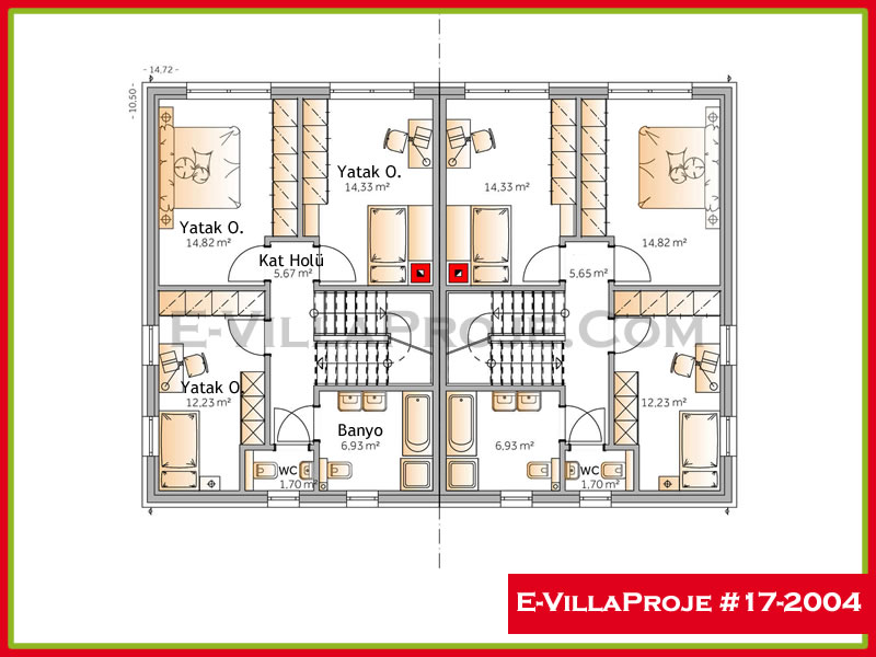 Gazbeton Çelik Ev 147 m² Dubleks (4+1) - Görsel 3