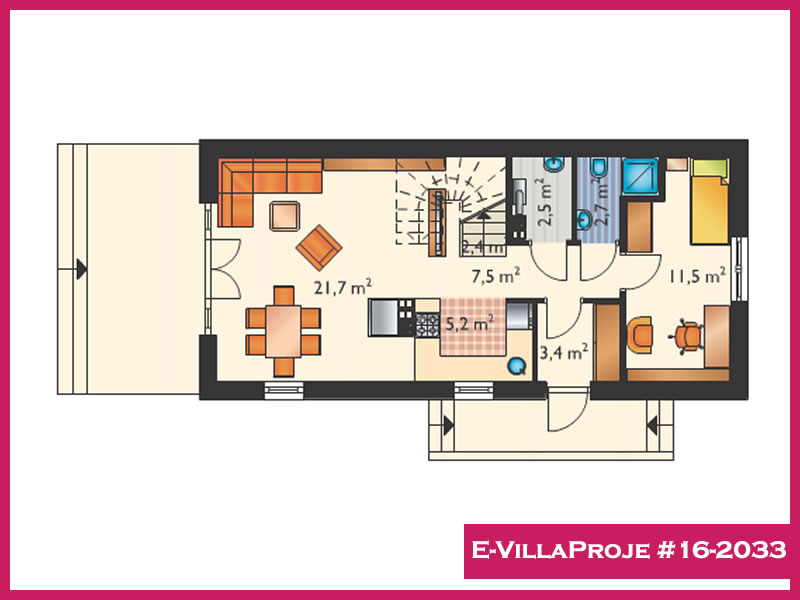 Gazbeton Çelik Ev 148 m² Dubleks (4+1) - Görsel 2