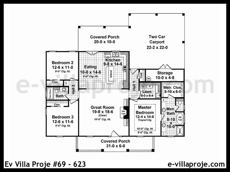 Gazbeton Çelik Ev 148 m² Tek Katlı (4+1) - Görsel 2